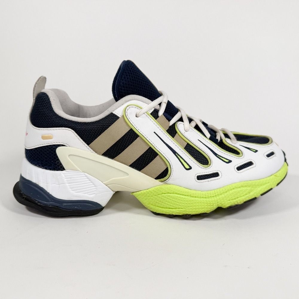Adidas LXCON EE7742 Mens 10.5 Gazelle White Solar Yellow‎ Running Sneakers Shoes